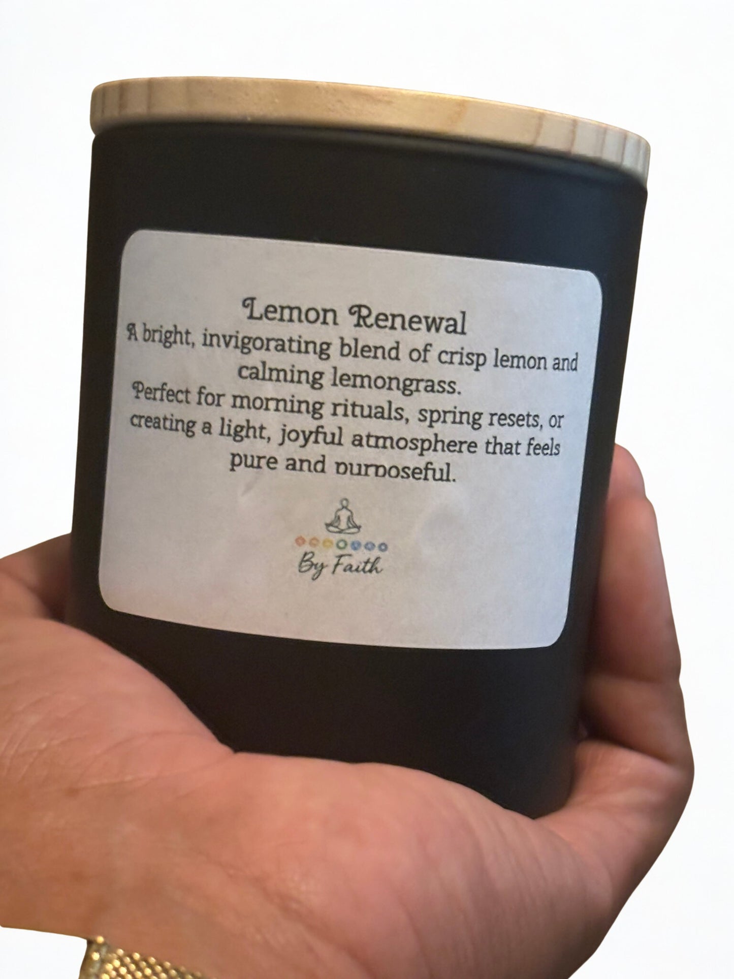 Lemon Renewal - Hand-Poured Candle - 10Oz