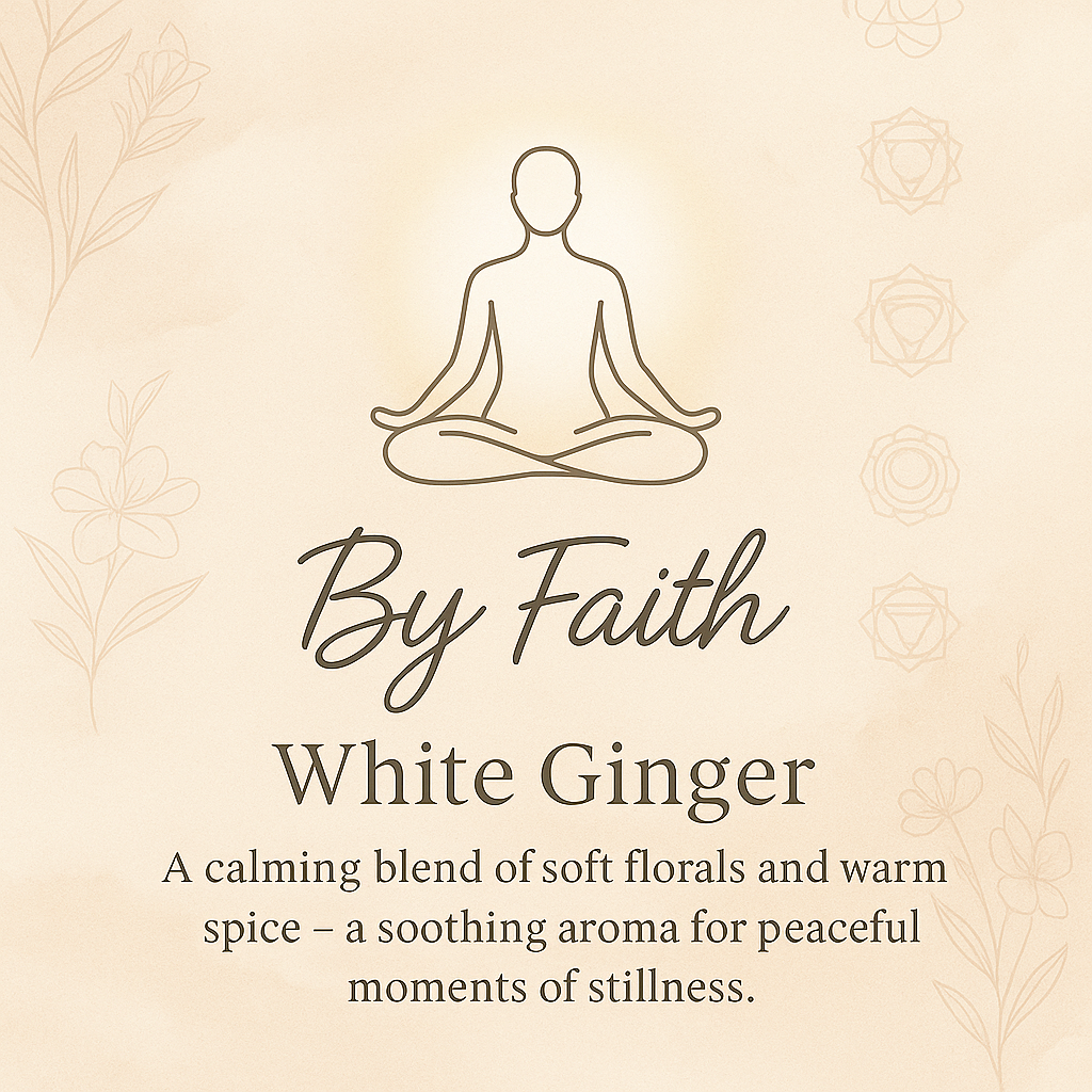 White Ginger – Hand-Poured Candle - 7 Oz