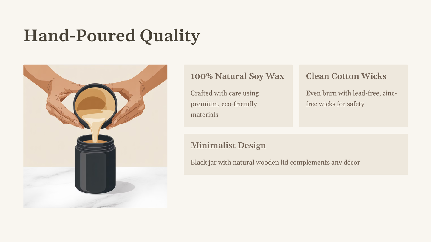 Eucalyptus Soy Wax Candle – 10oz / 40h burn time