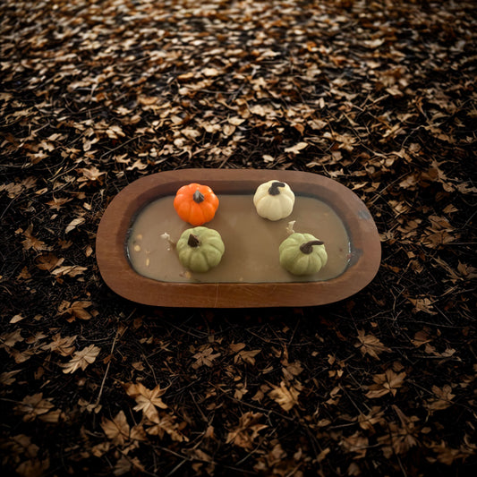Pumpkin Harvest Dough Bowl Candle – Fall Collection