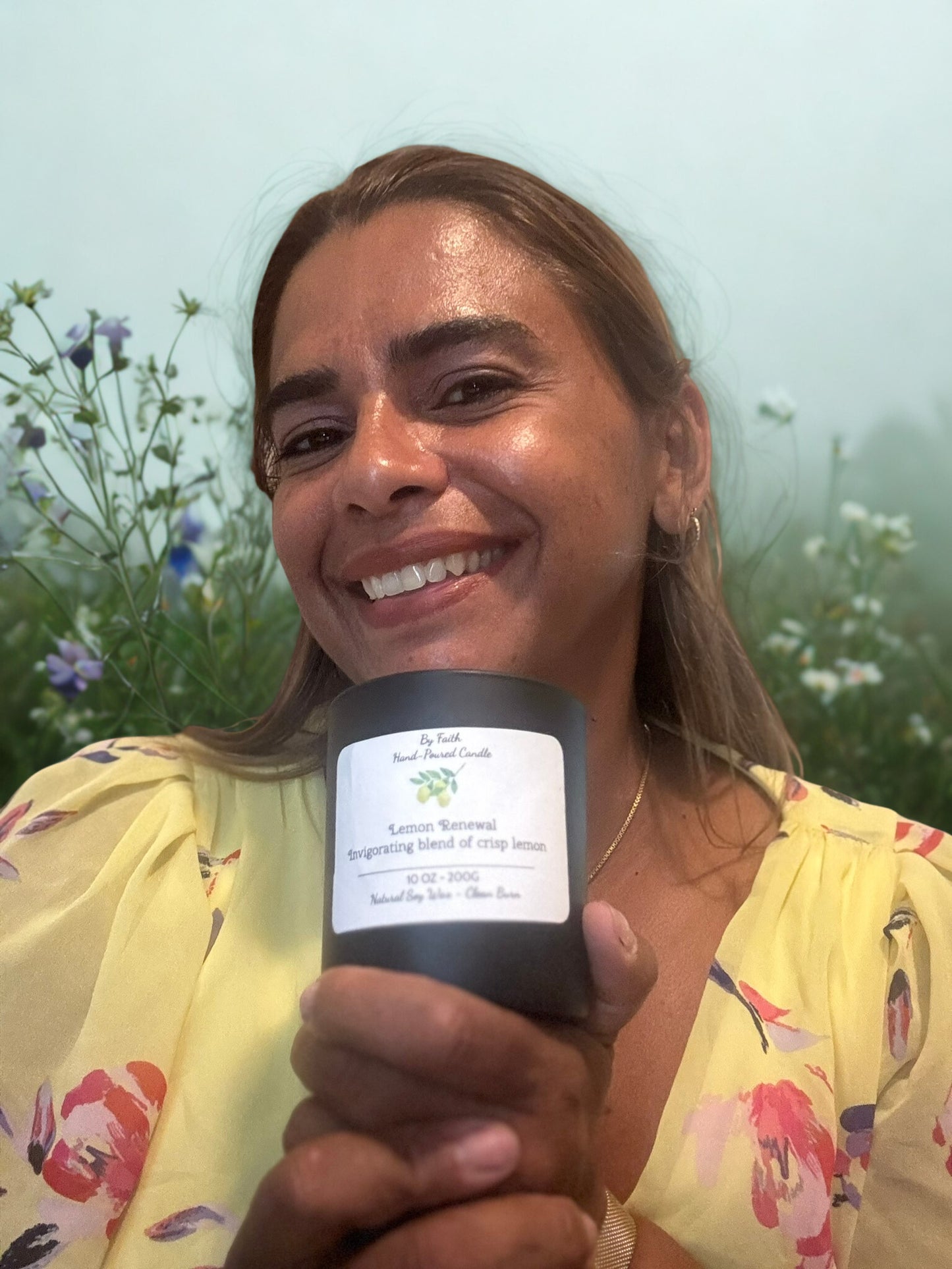 Lemon Renewal - Hand-Poured Candle - 10Oz