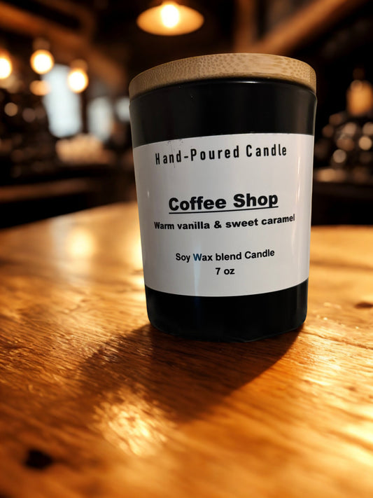 Coffee Shop – Hand-Poured Soy Candle - 7Oz