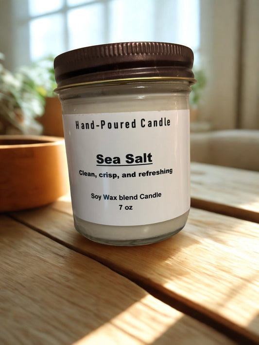 Sea Salt – Hand-Poured Soy Candle