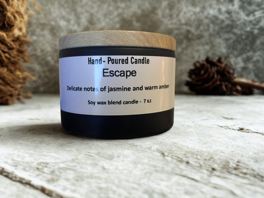Escape – Luxury Scented Hand Poured Candle - 7Oz