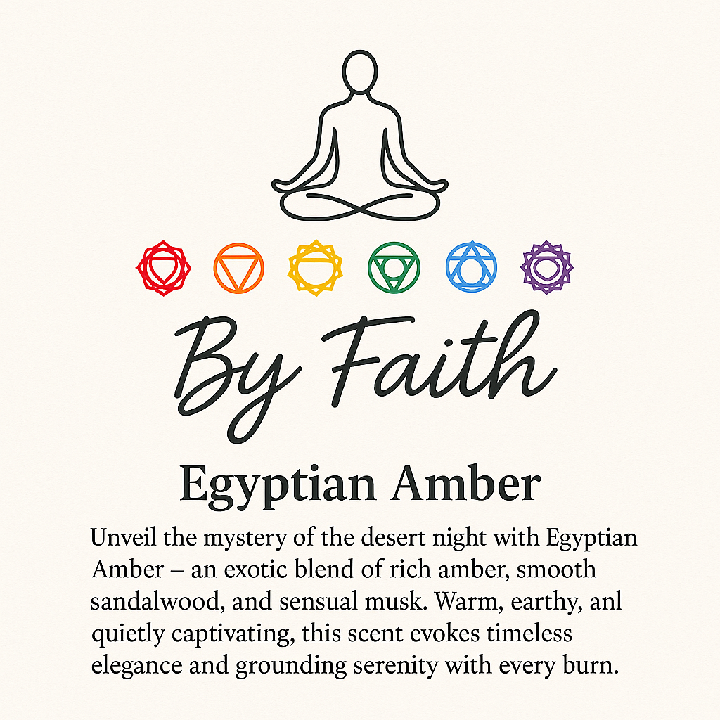 Egyptian Amber – Hand-Poured Soy Candle - 9Oz