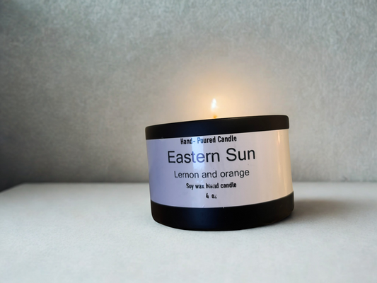 Eastern Sun –  Orange Candle - Hand-Poured 7Oz